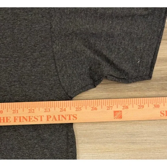 Nike Mens XL T-Shirt Charcoal Heather Gray Short Sleeve Embroidered Swoosh New - Picture 5 of 5
